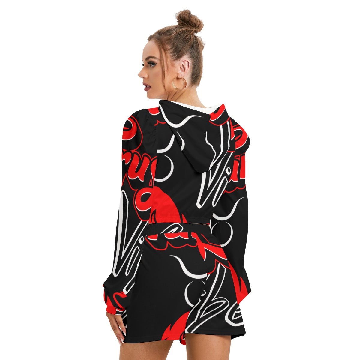 Taurus crop top short set
