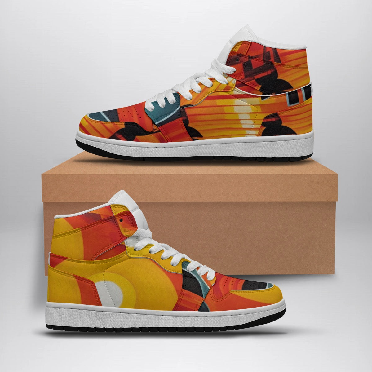 Men's Synthetic Leather Stitching Shoes