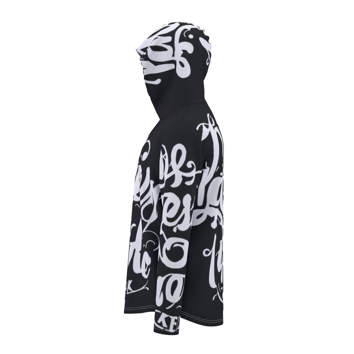 Black and white hoodie