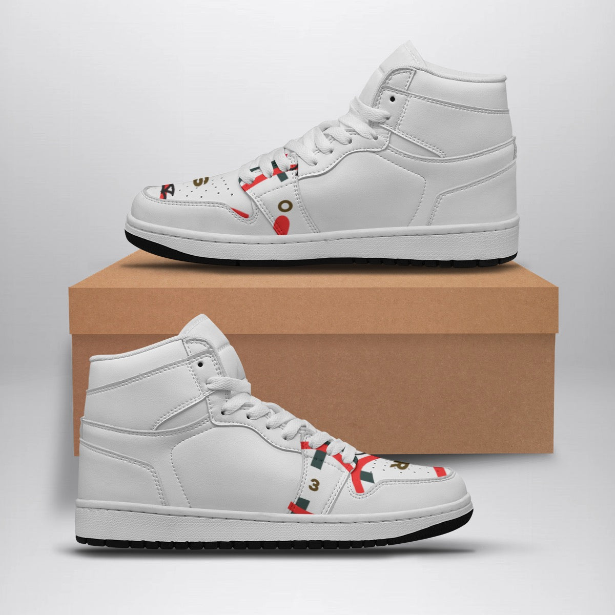 Men's Synthetic Leather Stitching Shoes