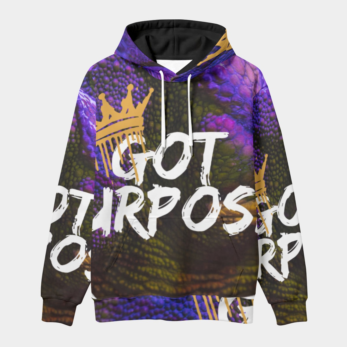 All-Over Print Men's Thicken Pullover Hoodie
