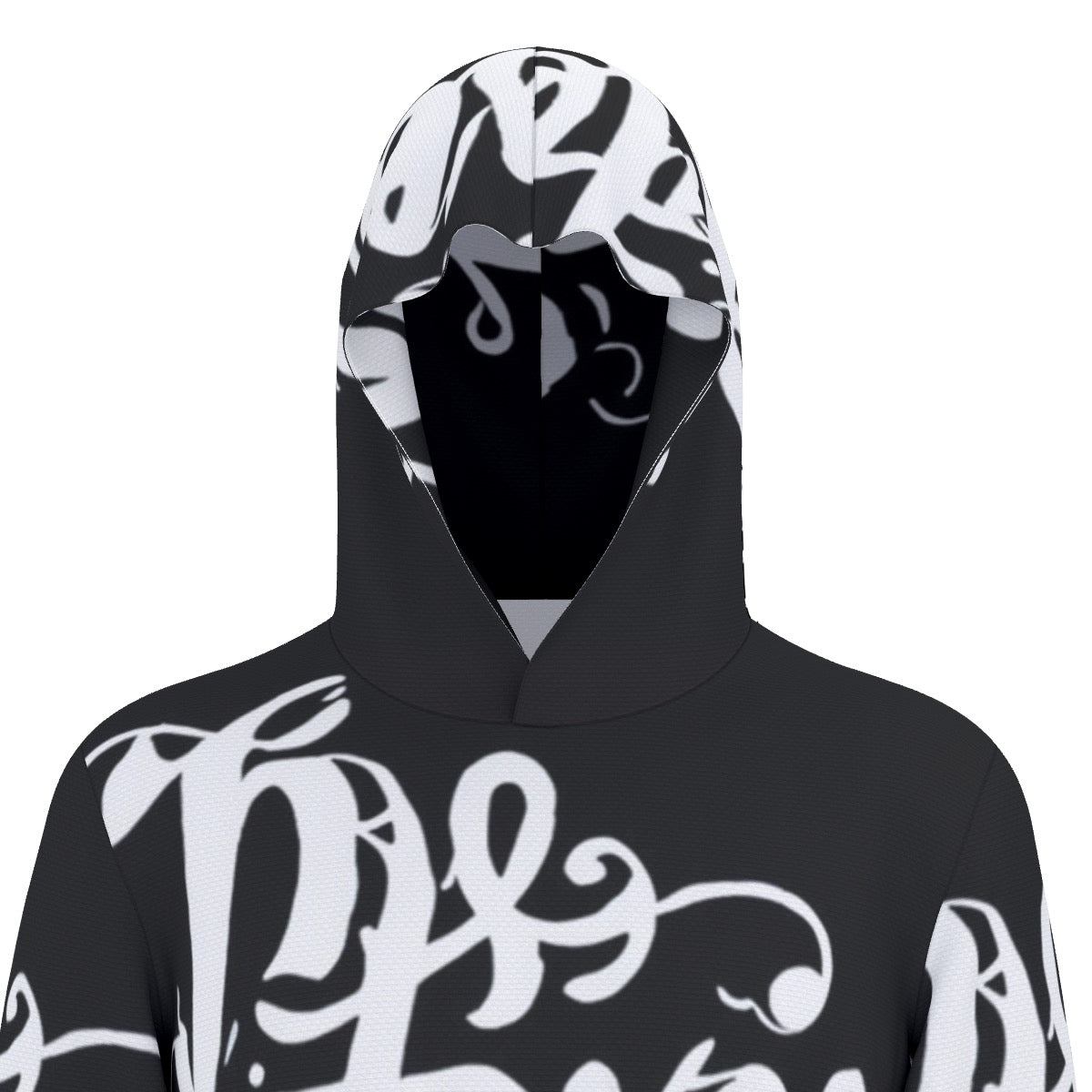 Black and white hoodie