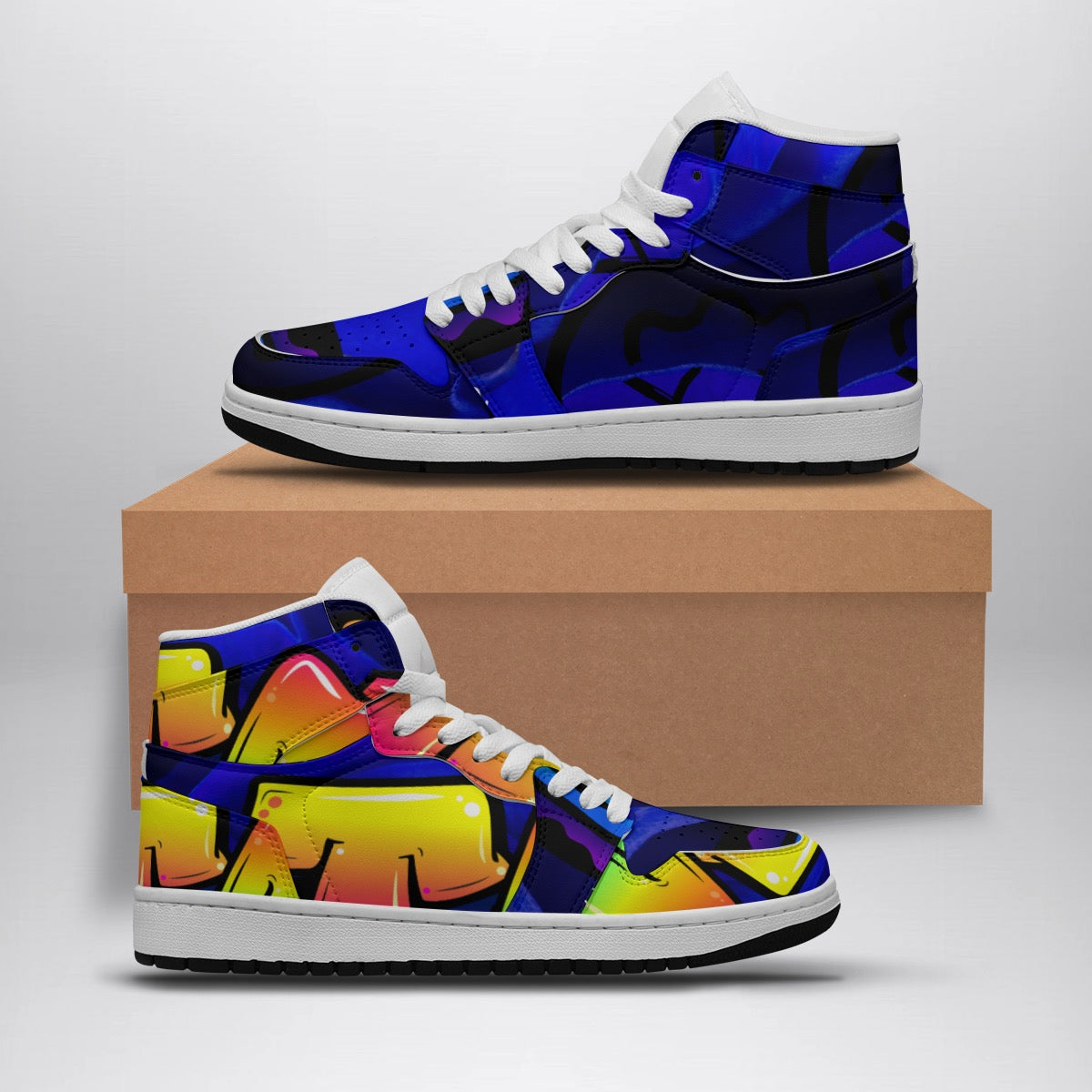 Men's Synthetic Leather Stitching Shoes