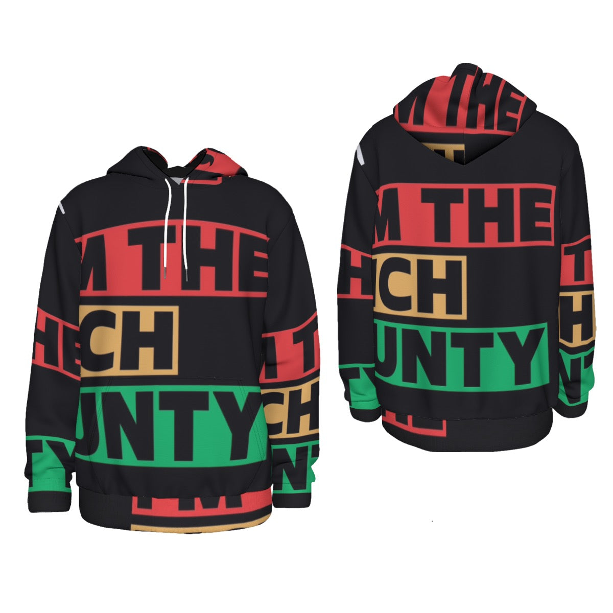 Rich Aunty Vibes Pullover Hoodie