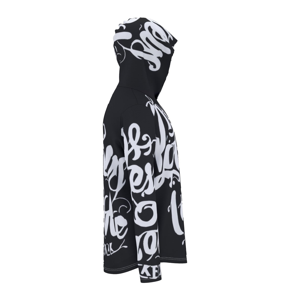 Black and white hoodie