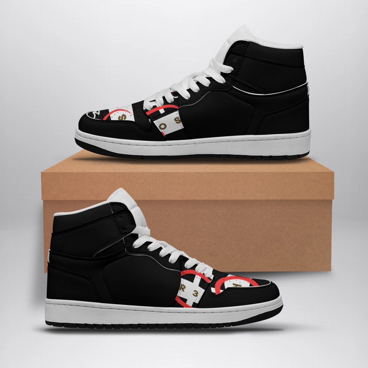 Men's Synthetic Leather Stitching Shoes