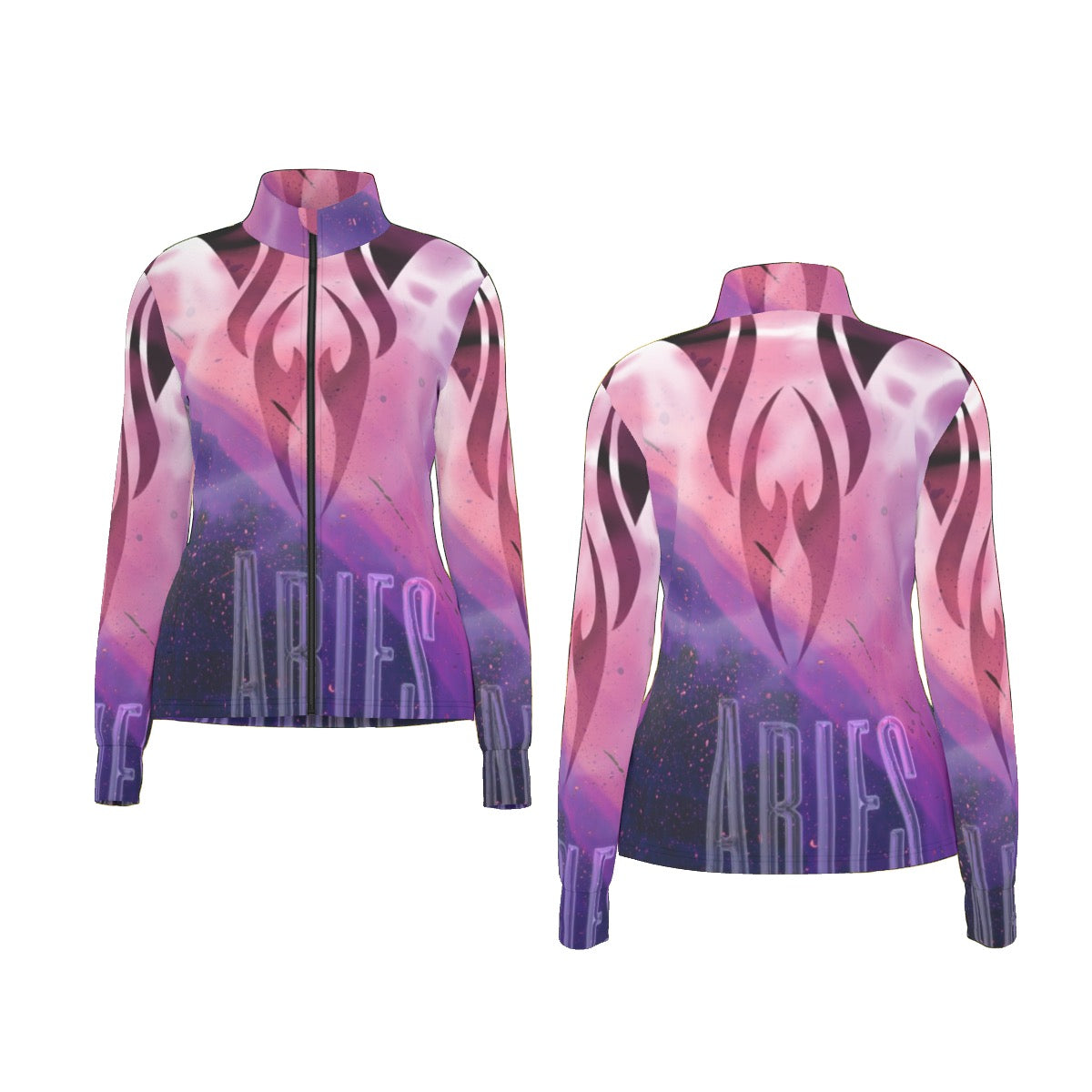 All-Over Print Women's Long Sleeve Thumbhole Jacket