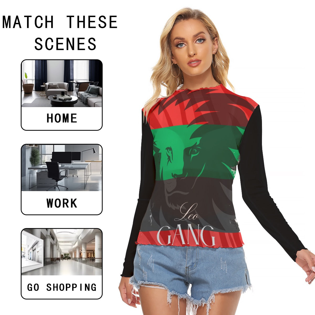 Leo Gang full mesh shirt