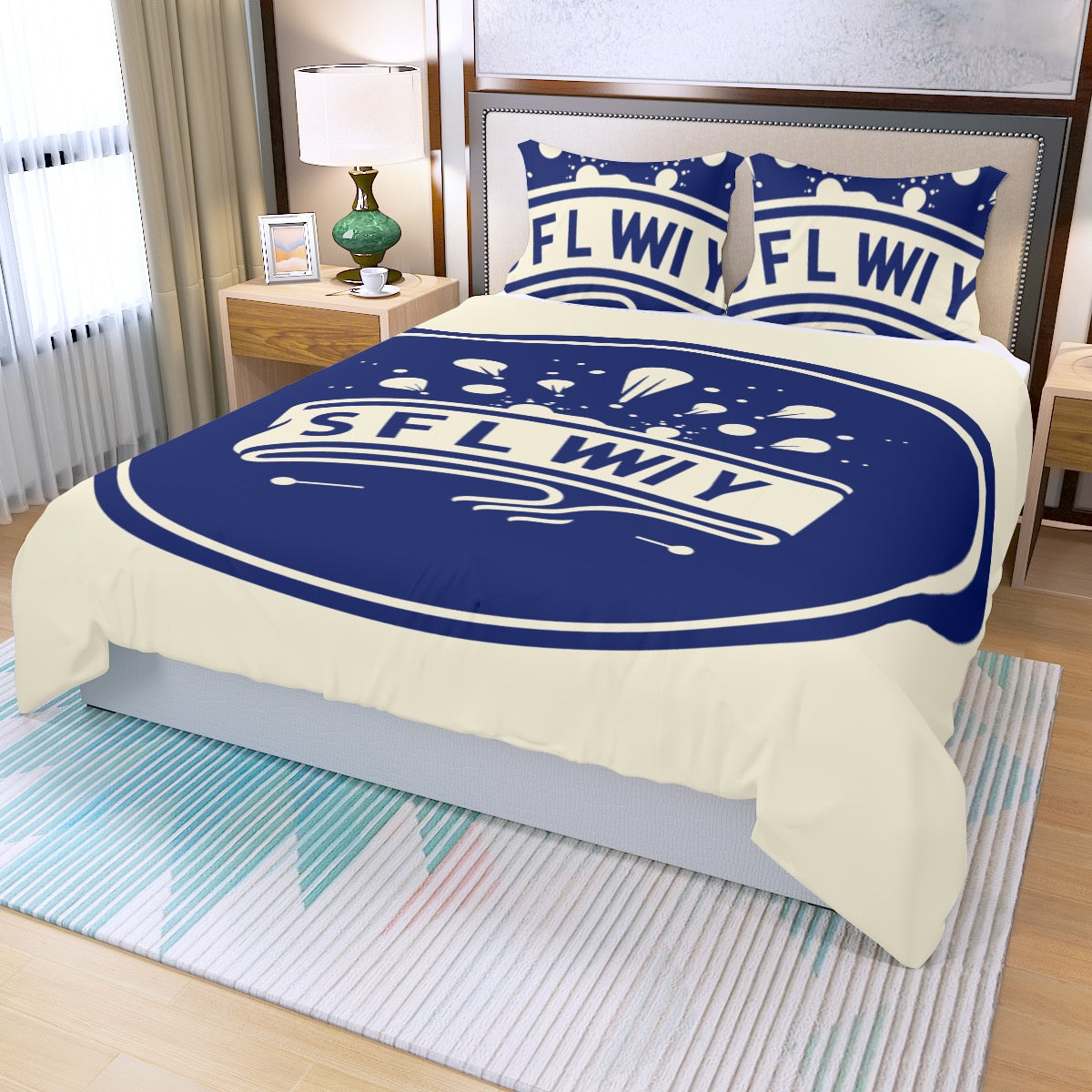 Three Piece Duvet Bedding Set