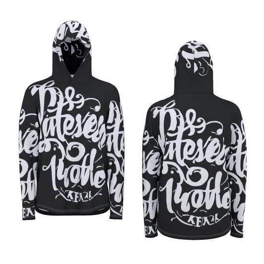 Black and white hoodie