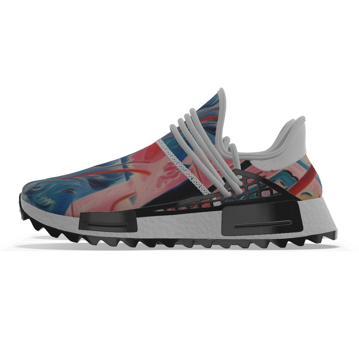 All-Over Print Men's Mesh Sneakers